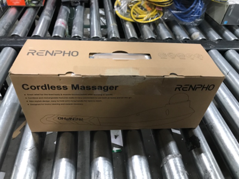 Photo 3 of RENPHO Rechargeable Hand Held Deep Tissue Massager for Muscles, Back, Foot, Neck