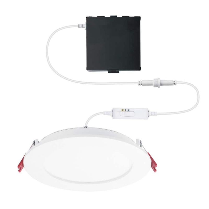 Photo 1 of 6 in. LED Slim 3 CCT Canless - White
