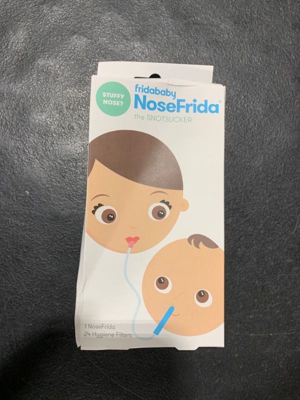 Photo 2 of Frida Baby NoseFrida SnotSucker Nasal Aspirator for Baby, Baby Nose Sucker with 24 Extra Hygiene Filters