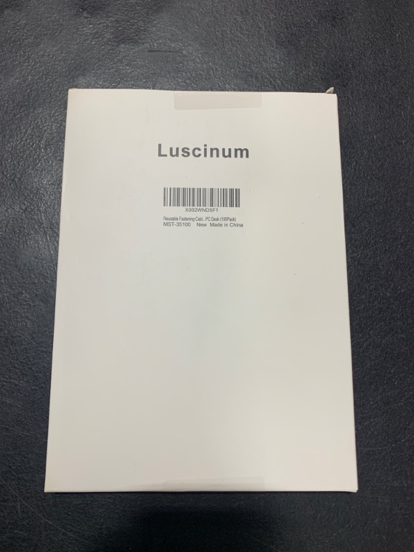 Photo 2 of Luscinum 100Pack Reusable Fastening Cable Ties Cord Straps,Multi-Purpose Adjustable Fastening Management Organizer Kit with Hook and Loop for Office Home TV Workshop PC Desk