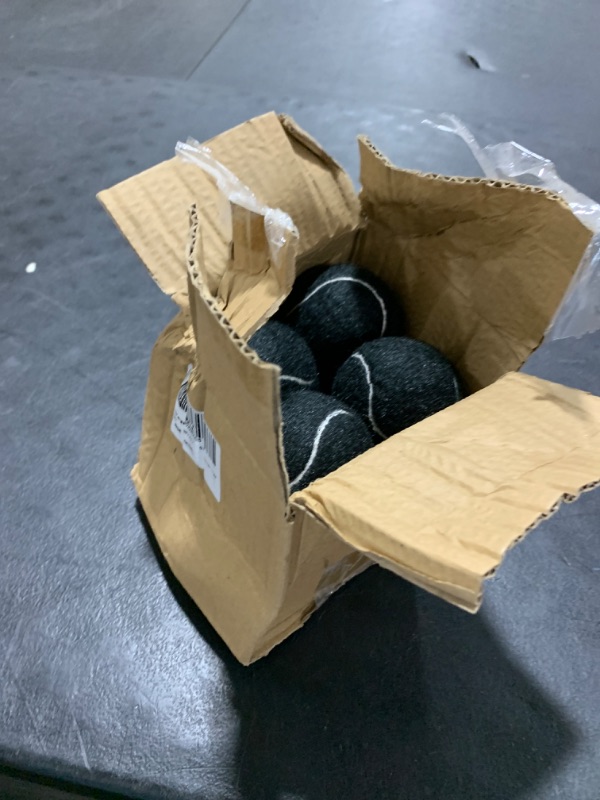 Photo 1 of 8 PACK BLACK TENNIS BALLS