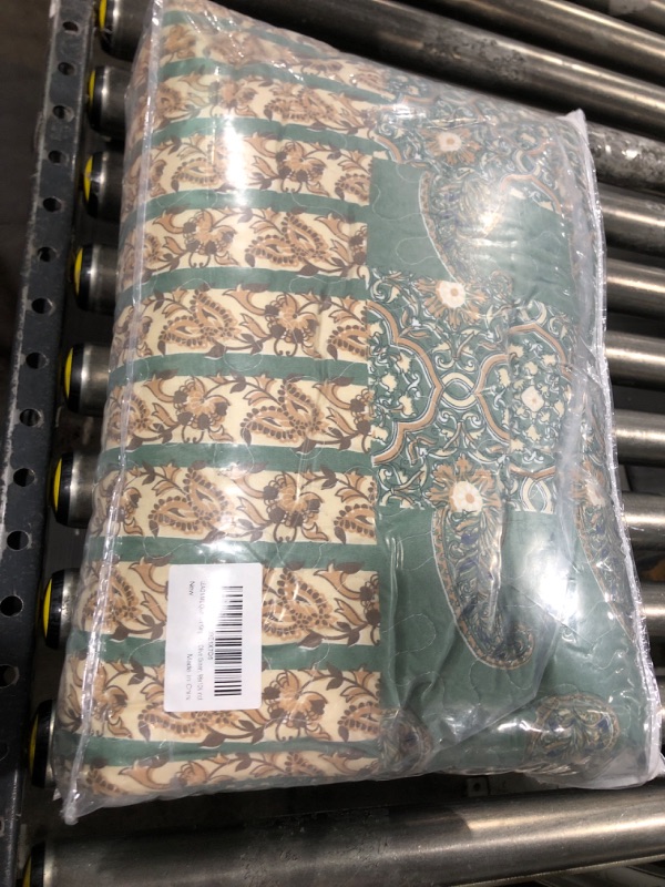 LEAONME Quilt Set King Size 3 Piece Bedspread Lightweight Microfiber