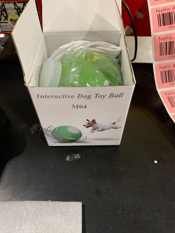 Photo 2 of BARHOMO Dog Balls,The 3rd Generation Interactive Toys for Puppy/Small/Medium/Large Dogs,Improved Dog Rolling Effect Tennis Ball with Strap, Tough Motion Activated Automatic Moving Dog Ball Toys