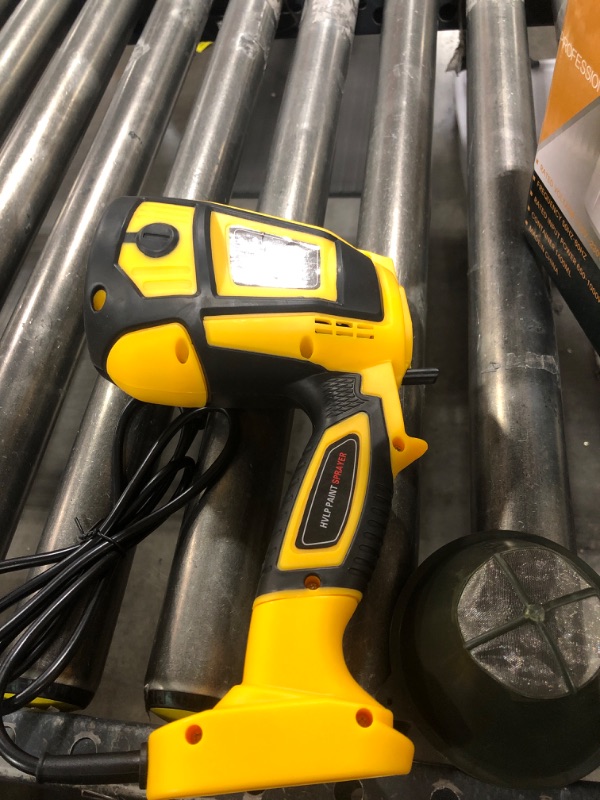 Photo 1 of Paint-Sprayer 1000W HVLP High Power Electric Spray Paint Gun 1400ml High Capacity Container Easy to Clean for Furniture Cabinets Fence Walls Door Works Garden Chairs etc