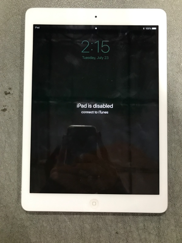 Photo 1 of Apple iPad Tablet used Model A1474 serial number (DVGLRH5AFK14)