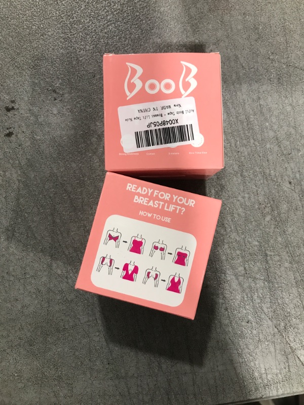 Photo 2 of Auftl Boob Tape Kit, Breast Lift Boobtape for Large Breast, Fashion Body Tape Strapless Bra Tape for Big Bust, Push Up Boobytape for A-G Cup pack of 2 