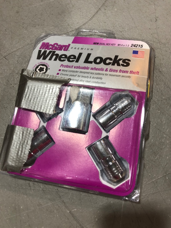 Photo 2 of McGard 24215 Chrome Cone Seat Wheel Locks (M14 X 1.5 Thread Size) - Set of 4