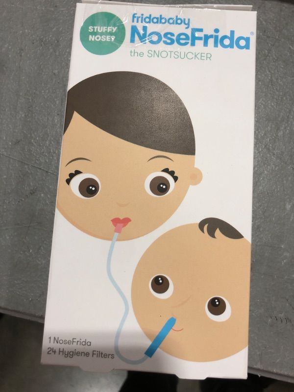 Photo 2 of Frida Baby NoseFrida SnotSucker Nasal Aspirator for Baby, Baby Nose Sucker with 24 Extra Hygiene Filters