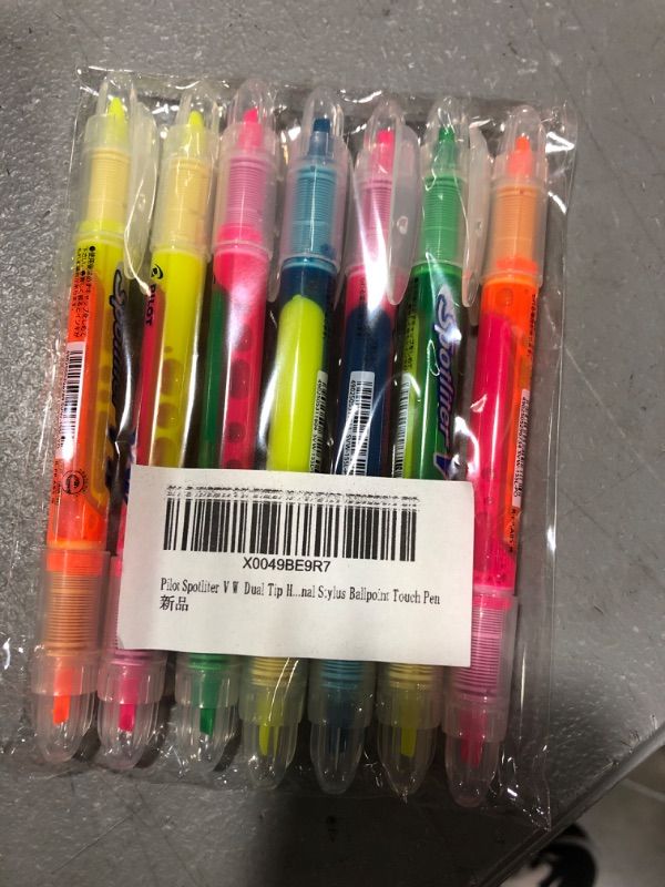 Photo 2 of Pilot Spotliter VW Dual Tip Highlighter Pens 14 Colors 7 Packs With Original Stylus Ballpoint Touch Pen