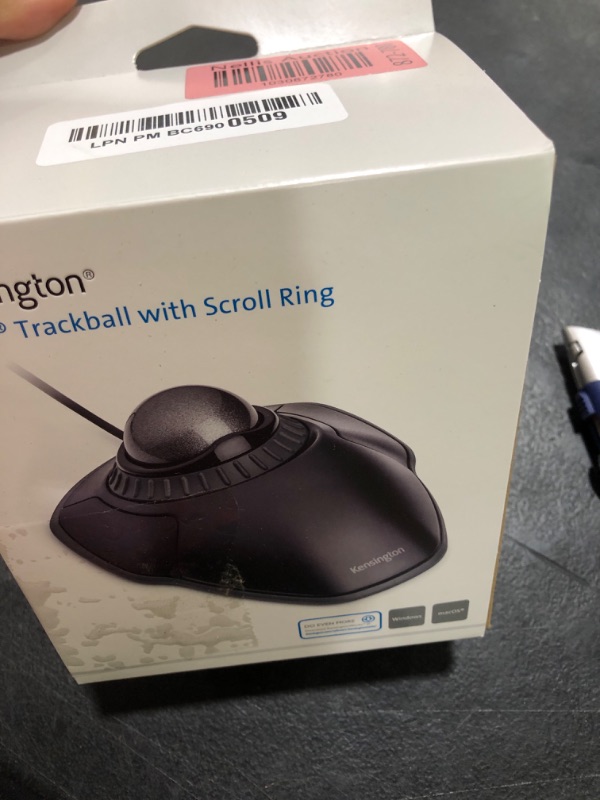 Photo 2 of Kensington Orbit Trackball Mouse with Scroll Ring (K75327WW), Black-Grey