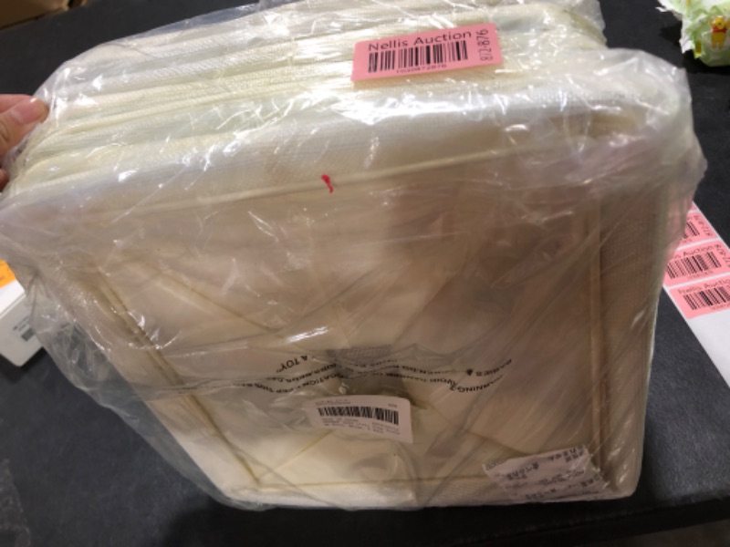 Photo 1 of GRANNY SAYS 11x11 Storage Cubes, Cube Storage Bins with Metal Frame, Foldable Cube Storage Organizer, Closet Storage Baskets, Storage Cube Bins, Storage Bins for Shelves, Ivory, 6 Pack