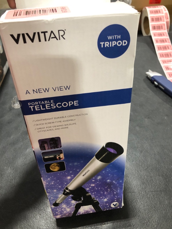 Photo 2 of Mini Telescope with Tripod TEL-30300 30mm, Tripod 10.0" / 25.4 cm, Tabletop