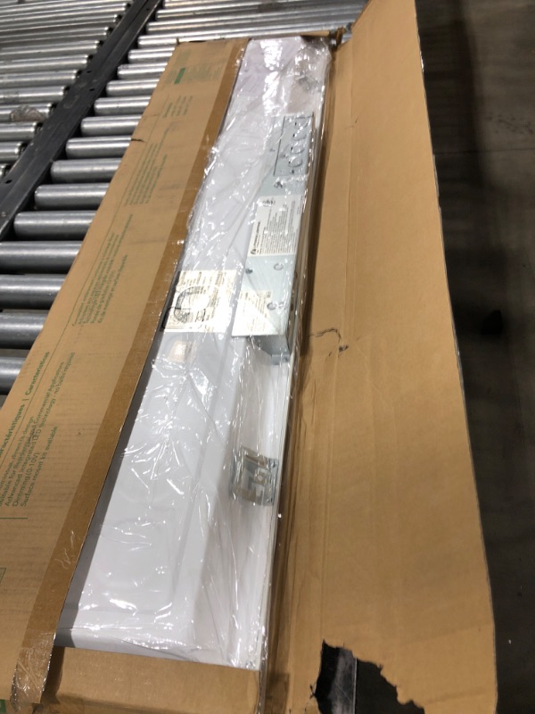 Photo 1 of Lithonia Lighting CPX 1X4 ALO7 SWW7 M4 1 ft. x 4 ft. LED Flat Panel Ceiling Light Fixture for Shop Lighting & Home Improvement, Adjustable Light Output 2400-4000 Lumens, 3500K-5000K Switchable CCT