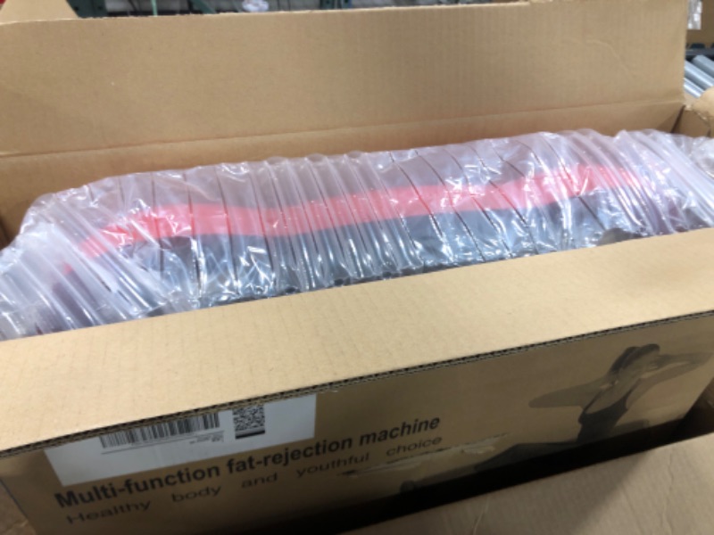 Photo 1 of Vibration Plate Exercise Machine, Health & Fitness Full Body Vibration Platform, Portable Vibration Plate Platform for Weight Loss Home Fitness, Lymphatic Drainage, w/Resistance Bands+Remote