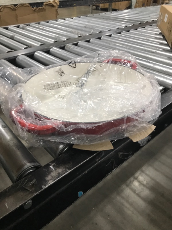 Photo 2 of EDGING CASTING Enameled Cast Iron Dutch Oven Pot with Lid, Round Bread Oven for Homemade Sourdough Bread Baking, 6 Quart, Red