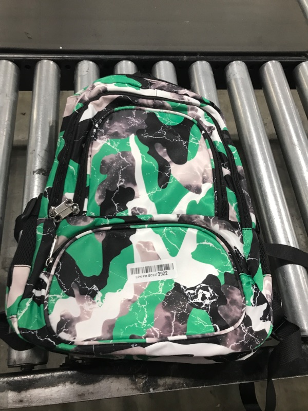 Photo 2 of BLUEFAIRY Kids Backpack for Boys and Girls Elementary School Bags Primary Middle School Bookbags for Teens Back to School Gifts for Son 17" Mochila Escolares para Niños de 8 9 10 Camo Green