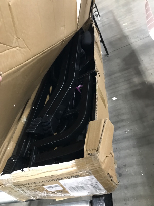 Photo 1 of Sportsroyals Pull up Bar Multi-Function Power Tower Dip Station Core Training Fitness Equipment 400LBS