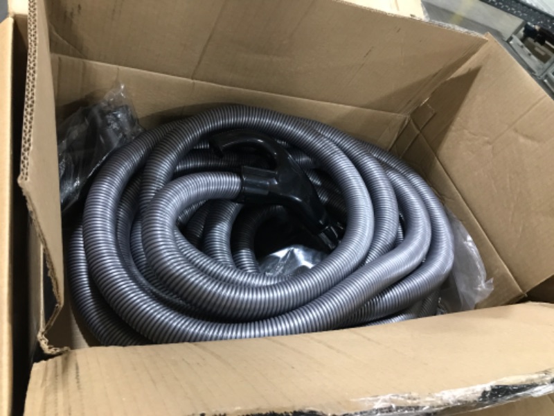 Photo 2 of Ovo Universal Central Vacuum 40 ft High-Voltage hose with pigtail and ON-OFF Switch Control at the Handle-Compatible with most inlets-Crushproof