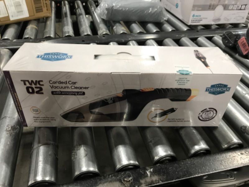 Photo 2 of ThisWorx Car Vacuum Cleaner 2.0 - Portable Handheld Mini Vacuum Cleaner W/ 16ft Cord, Bag, & Attachments - Small Vacuum for Car, RV, Boats, Travel - Car Accessories