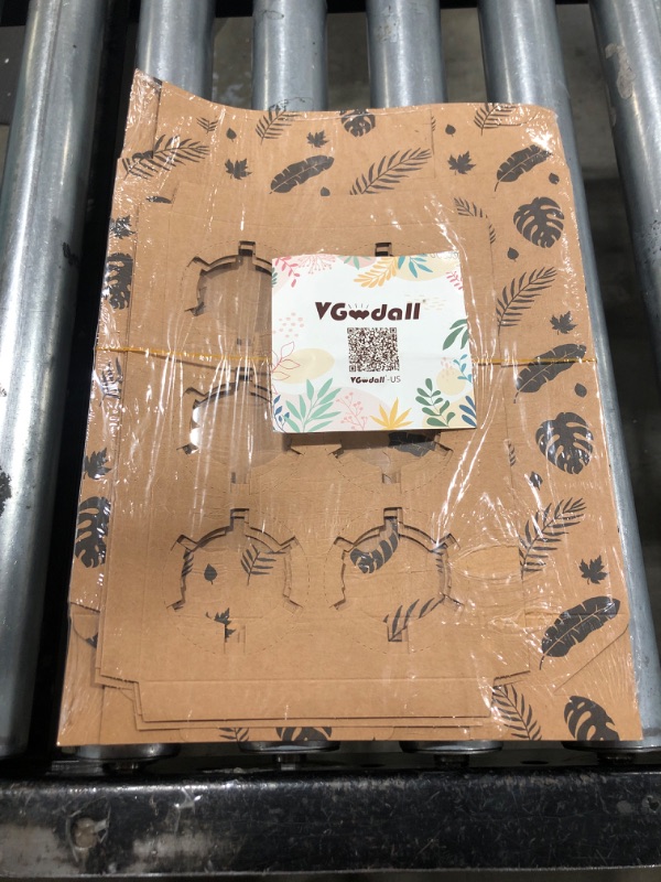 Photo 1 of VGOODALL 6 Count Cupcake Boxes, 6 Sets Bakery Boxes Cookie Boxes Cupcake Containers with Window for Birthday Parties Holiday Pastry Treats Donuts 9.5"x6.3"x3"