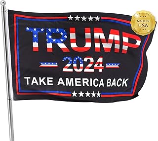 Photo 1 of 2024 Flag for 2024 Take America Back, 3x5 Ft FK Biden Polyester Banner with Brass Grommets Outdoor, Decoration Premium Presidential Election Banner 100D Polyester, UV Protection