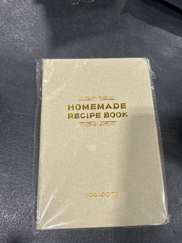 Photo 2 of BOOAOOITD The Perfect Recipe Notebook To Write In Your Own Recipes - Aesthetic Blank Recipe Book with Waterproof Cover - Simplified Blank Cookbook to Organize Your Recipes