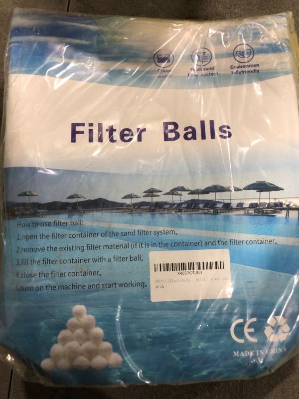 Photo 2 of 1.5Lb Pool Filter Balls Pool Filter Media for Swimming Pool Sand Filters (Equals 50 lbs Pool Filter Sand)