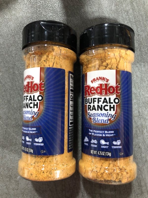 Photo 2 of Frank's RedHot Buffalo Ranch Seasoning Blend, 4.75 oz (Pack of 2)
