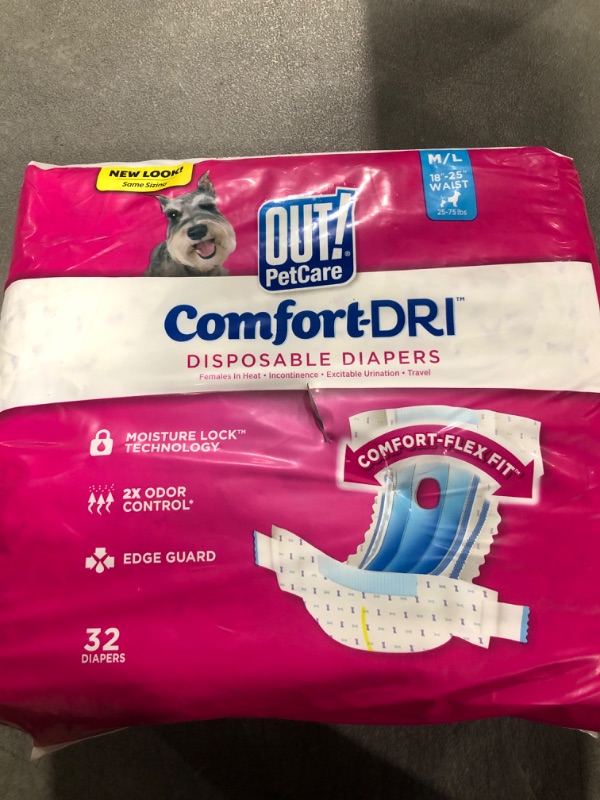 Photo 2 of OUT! Disposable Female Dog Diapers Absorbent Female Dog Diapers with Leak Protection Female Dogs in Heat