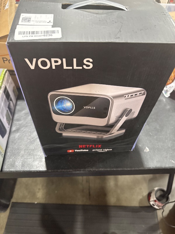 Photo 2 of [Netflix Officially and AI Auto Focus] VOPLLS 4K Projector with WiFi and Bluetooth