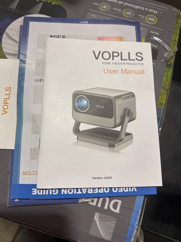 Photo 3 of [Netflix Officially and AI Auto Focus] VOPLLS 4K Projector with WiFi and Bluetooth