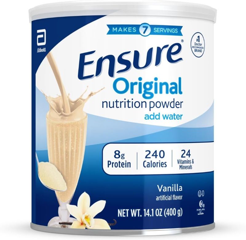 Photo 1 of Ensure Original Vanilla Nutrition Powder 6 Cans
