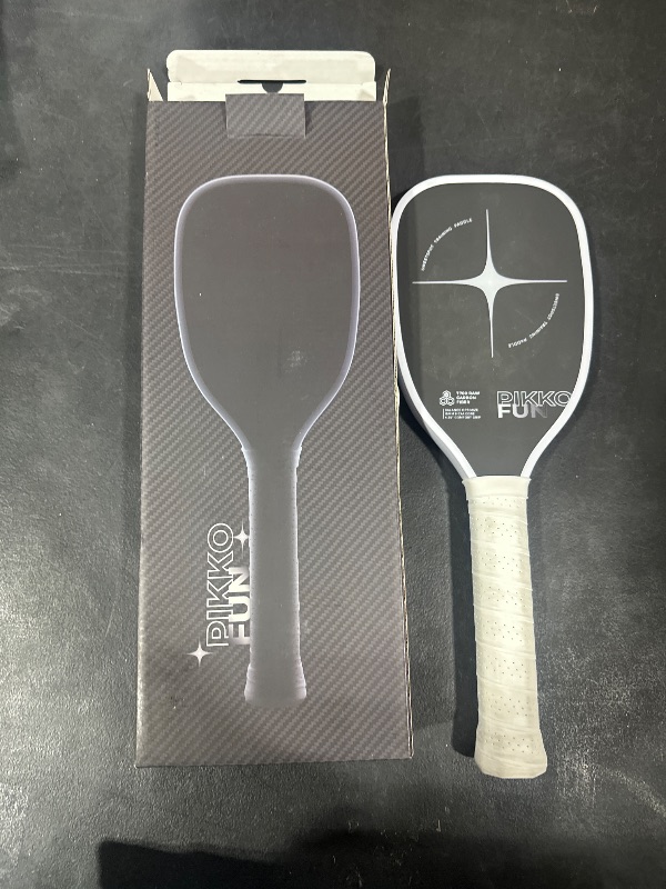 Photo 2 of PIKKOFUN Pickleball Training Paddle Kit - Includes 10 Lead Bars & Overgrip for Customizable Weight - T700 Carbon Fiber Pickleball Trainer for Sweet Spot Practice - Extra Long Handle - 16mm Quiet Core