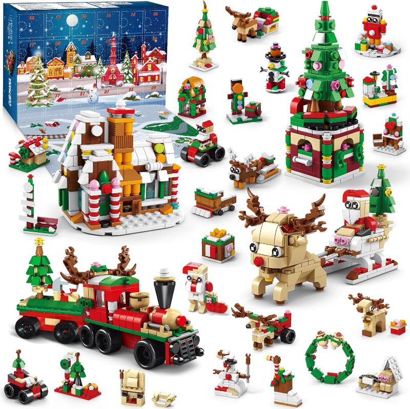 Photo 2 of  Christmas Building Set - House Blocks, Gift for Kid Boy Girl 6-12+ Year (1235 PCS)
