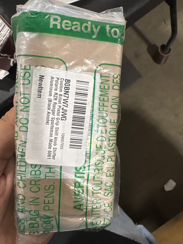 Photo 1 of Custom Billet Pistol Grip Shift knob Shifter Polaris RZR Ranger Sportsman Made 6061 Aluminum (Black Anode)