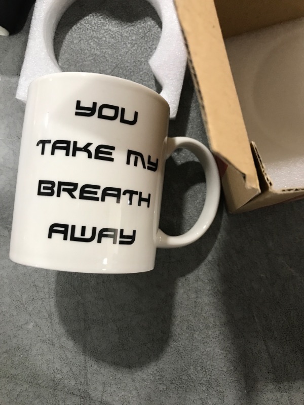 Photo 1 of "You Take My Breath Away" mug 