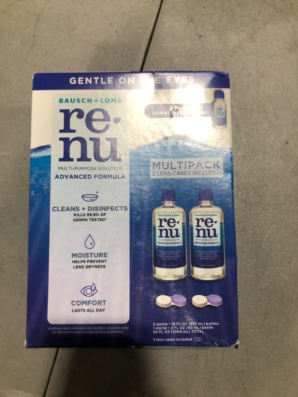 Photo 2 of Bausch + Lomb Renu Multi-purpose Solution - 2 X 16 Oz Bottles + 2 Fl Oz Bottle