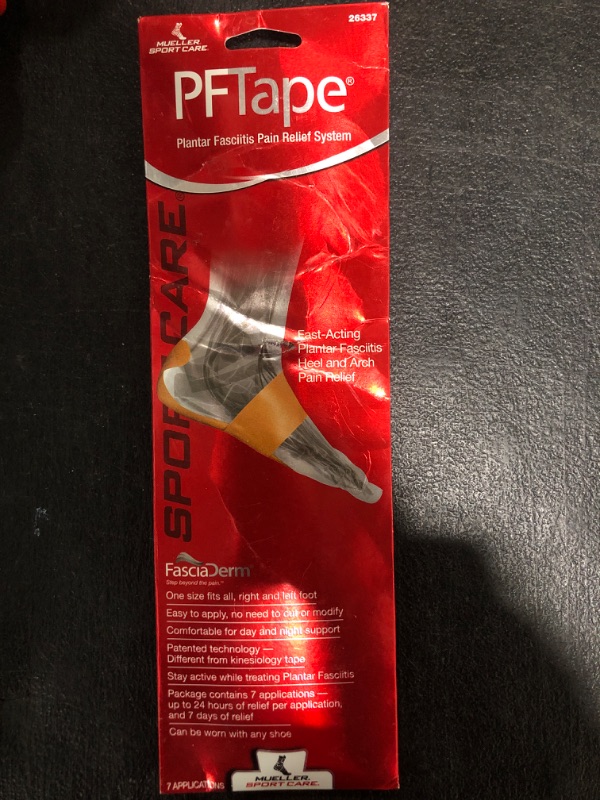 Photo 1 of PFT Tape - Plantar Fascitias - 7 count (ROL)