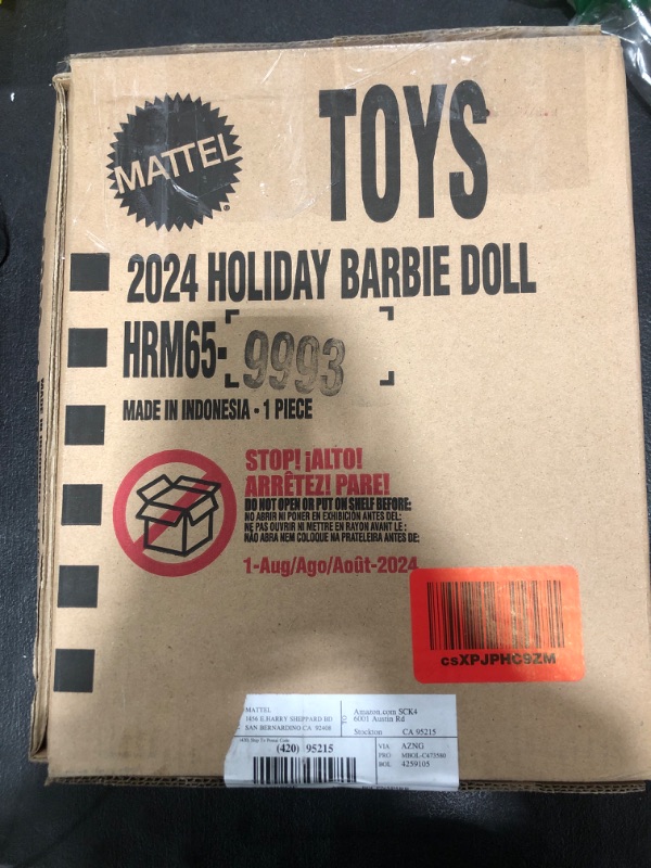 Photo 1 of 2024 holiday barbie doll 