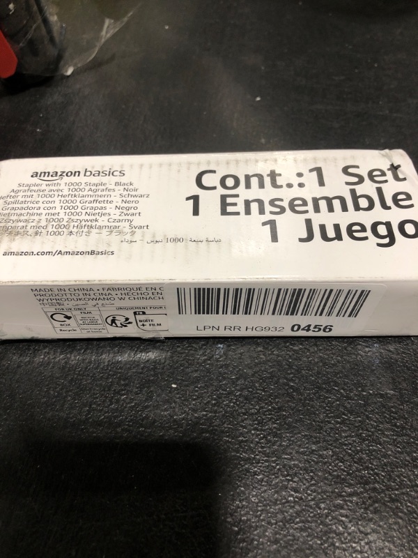 Photo 1 of Amazon Basics Office Stapler with 1000 Staples - Black