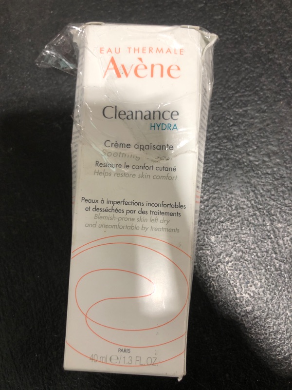 Photo 2 of Eau Thermale Avène Cleanance HYDRA Soothing Cream, Rich Moisturizer, Adjunctive Care for Drying Acne Treatments, 1.3 oz.