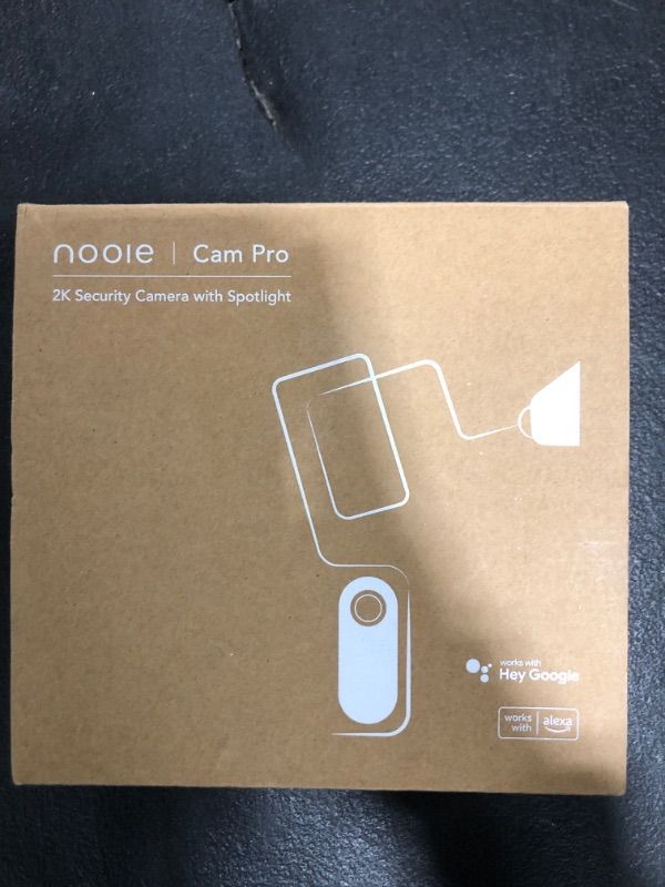 Photo 2 of nooie Pro Cam, 2K Security Cameras Wireless Outdoor, Battery Powered Security Camera for Home Security, 2.4/5GHz WiFi Surveillance Camera, Spotlight, Color Night Vision, 2-Way Talk, Cloud/SD Storage