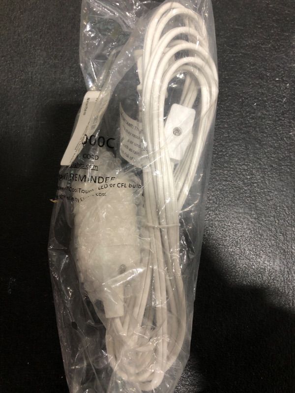 Photo 1 of 12' Hanging Lantern Cord with On/Off Switch by Whirled Planet® (White) UL Listed