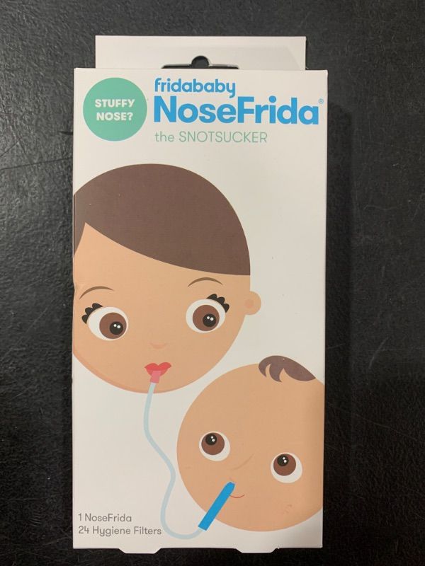 Photo 2 of Frida Baby NoseFrida SnotSucker Nasal Aspirator for Baby, Baby Nose Sucker with 24 Extra Hygiene Filters