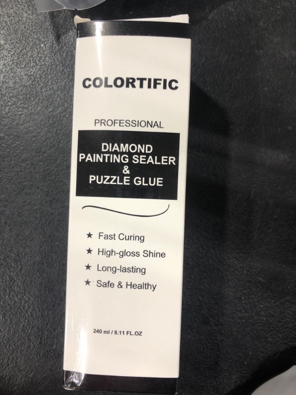 Photo 2 of Colortific Diamond Painting Sealer Glue - 240ml High Gloss Shine Finish and Long Lasting Top Coat Glue for Home DIY Diamond Painting and Puzzle Glue (8oz)