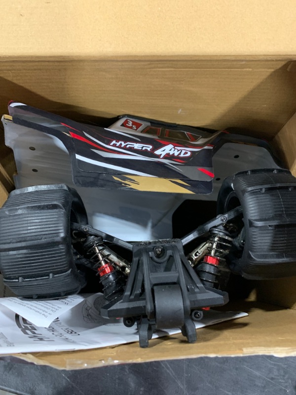 Photo 1 of HYPER GO H14BM 1/14 Brushless RC Cars for Adults Fast 50 mph, RC Trucks 4wd Offroad Waterproof, Electric Powered High Speed RC Car, Scary Fast Extreme RC Truggy with 3S Battery for Snow Sand
