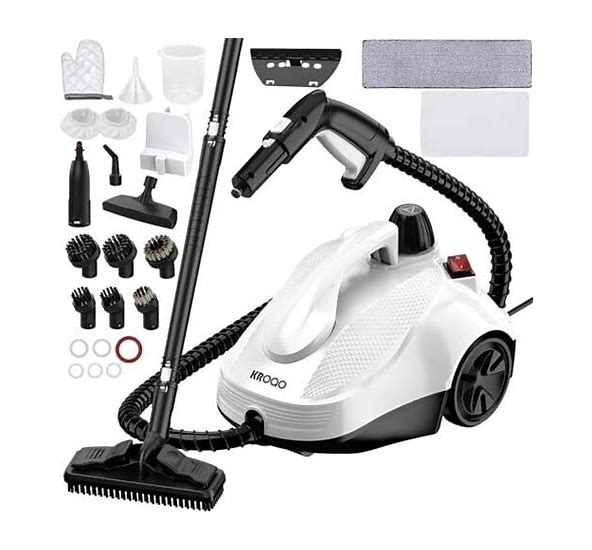 Photo 1 of **IMAGE USED FOR REFERENCE, UNKOWN MODEL**KROQO Steam Cleaner, Steam Mop With 23 Accessories, Powerful Multipurpose P