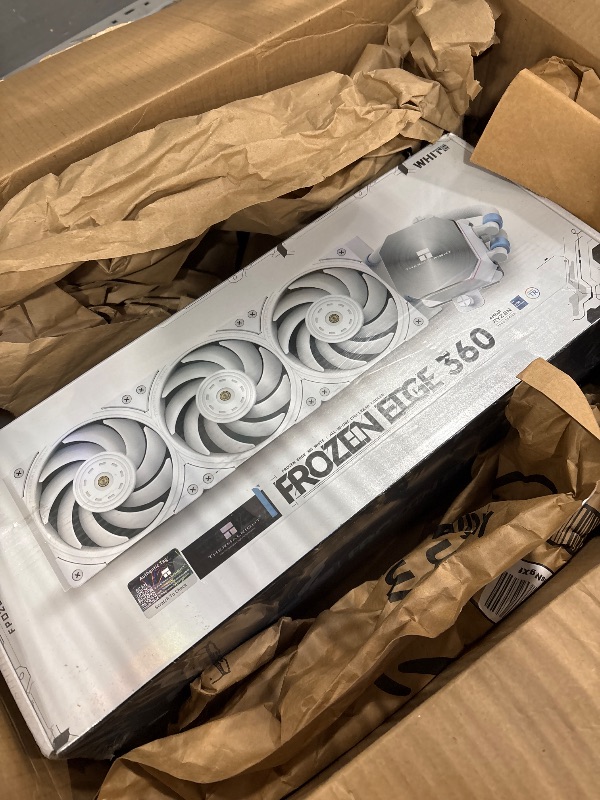 Photo 1 of **FACTORY SEALED**Thermalright Frozen Edge 360 White CPU Liquid Cooler,Efficient PWM Controlled Pump 3300RPM,120mm PWM Fan,Water Cooling Computer Parts,for AMD AM4/AM5,Intel 1150/1151/1200/2011/1700,Computer AIO Cooler