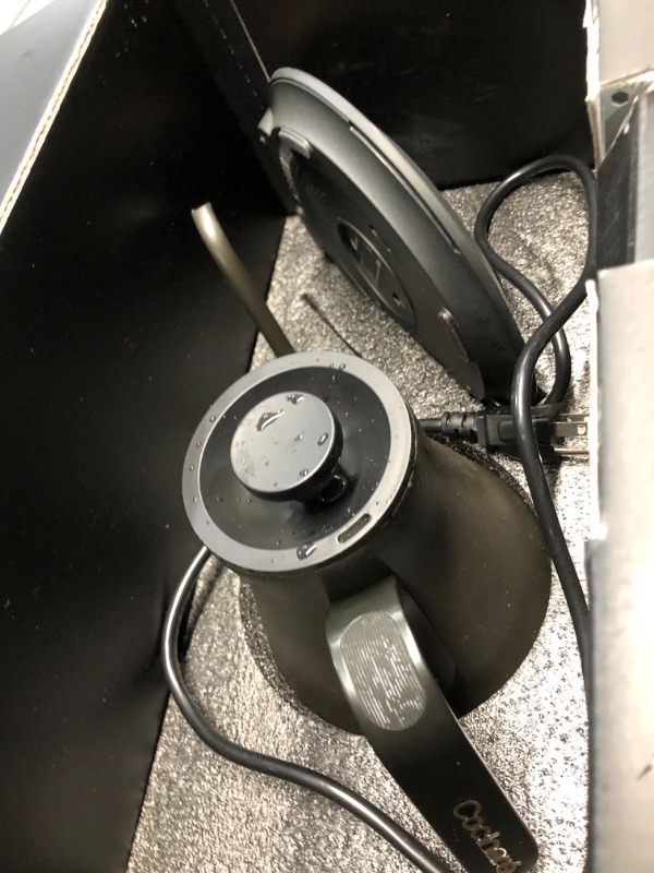 Photo 2 of ***(PARTS ONLY/ NON FUNCTIONAL/ NO RETURNS OR REFUNDS) ***
Cocinare Electric Gooseneck Kettle with Temperature Control, Pour Over Coffee & Tea, 1200W for 180-sec Quick Boil Time, Stainless Steel Kettle Water Boiler, 30oz/0.9L (Black)