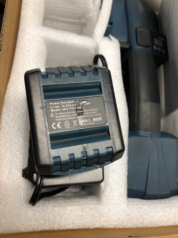 Photo 1 of *USED SOLD FOR PARTS*NON-REFUNDABLE*U.S. Solid Electric Strapping Machine with LCD Screen Tool Portable Baler for 1/2-5/8 in PP PET Straps 2 x 4000mah Battery Powered Automatic Banding Box Pallet